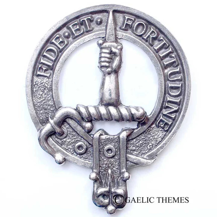 Scottish Clan Family Name Cap Badge   MacPherson - Young