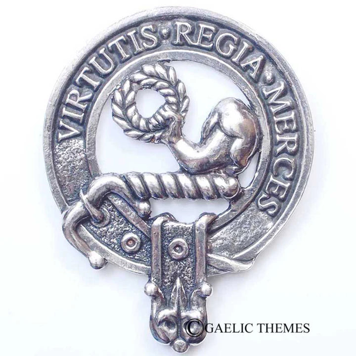 Scottish Clan Family Name Cap Badge   MacPherson - Young
