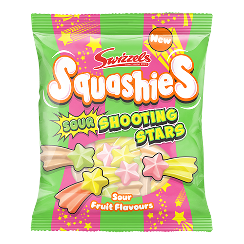 Swizzels Drumstick Squashies Sour Shooting Stars 100g