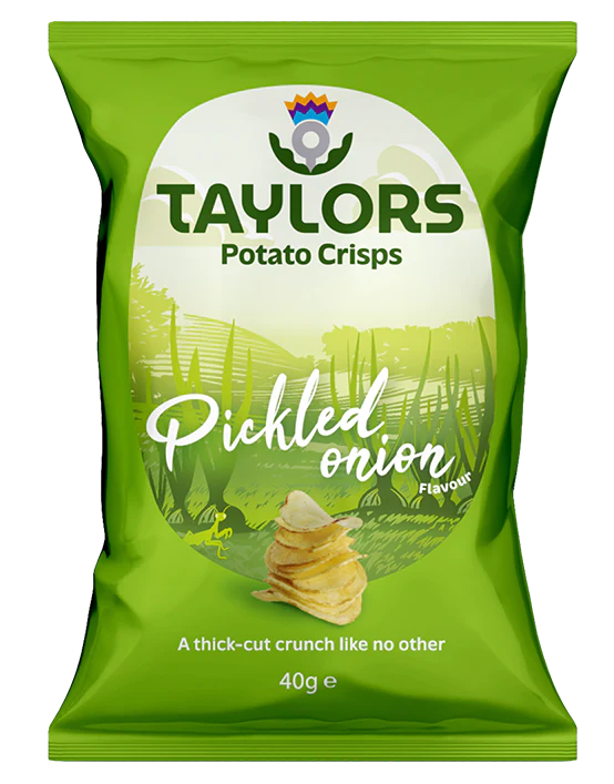 Taylor's Crisps - Pickled Onion 40g