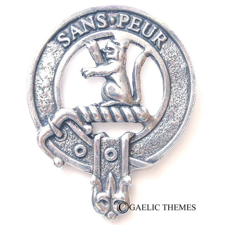 Scottish Clan Family Name Cap Badge   MacPherson - Young