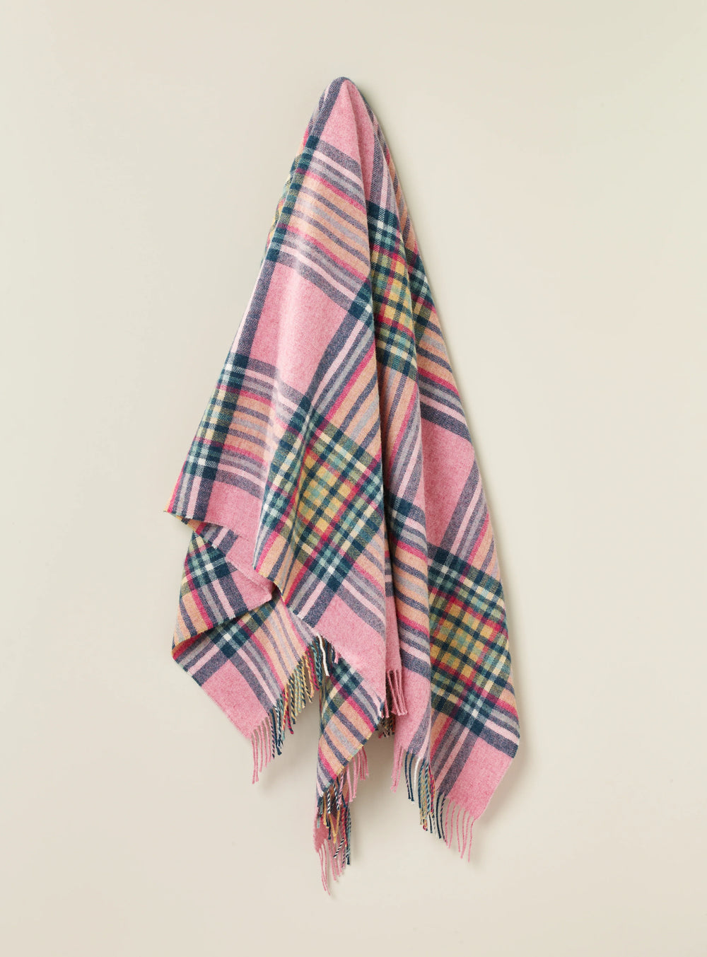 St Ives Pink Wool Blanket