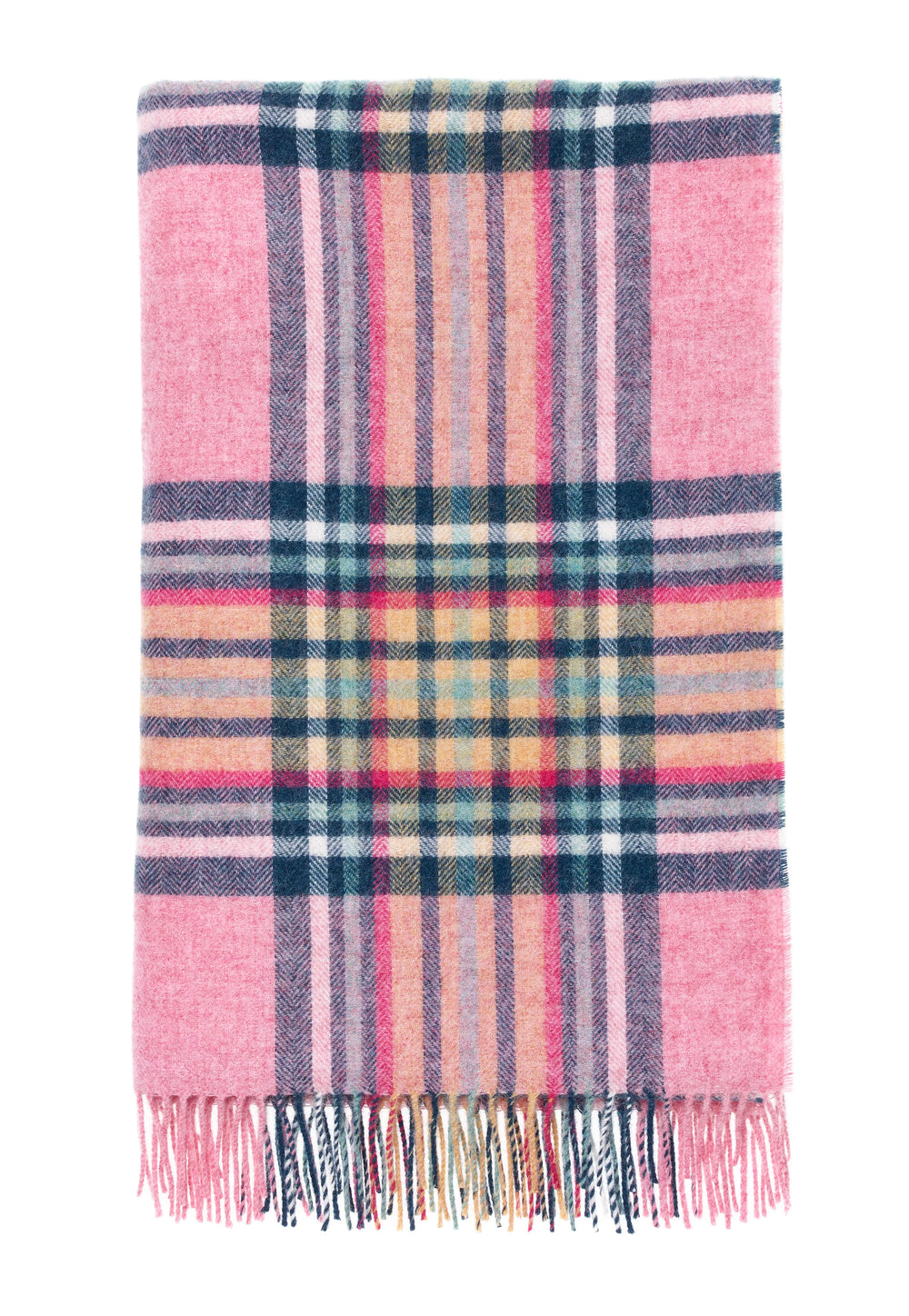 St Ives Pink Wool Blanket