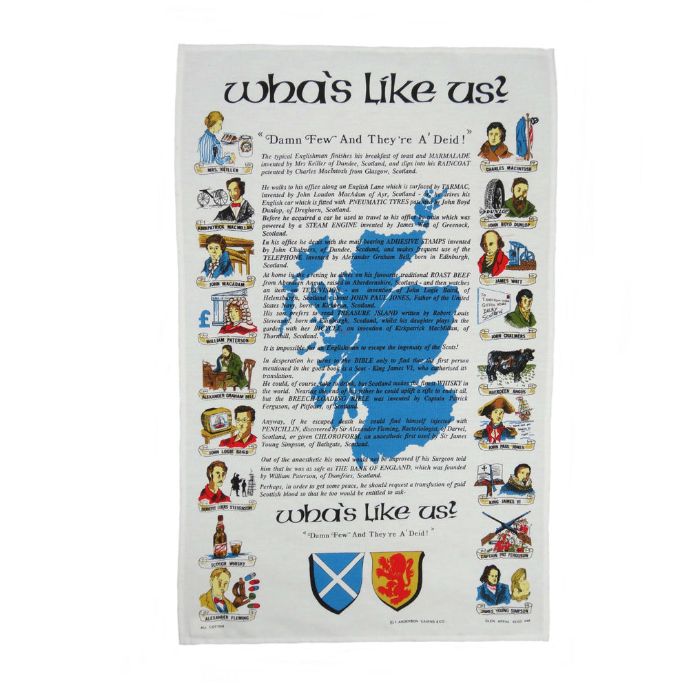 Wha's Like Us Tea Towel