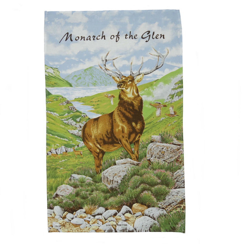 Monarch of the Glen Tea Towel