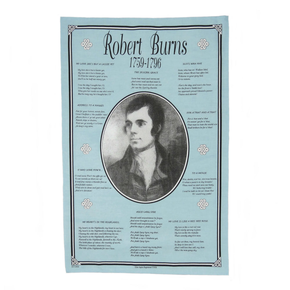 Robert Burns Tea Towel