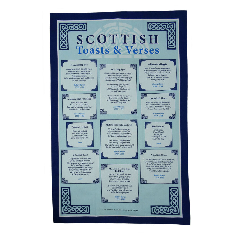 Toasts & Verses Tea Towel