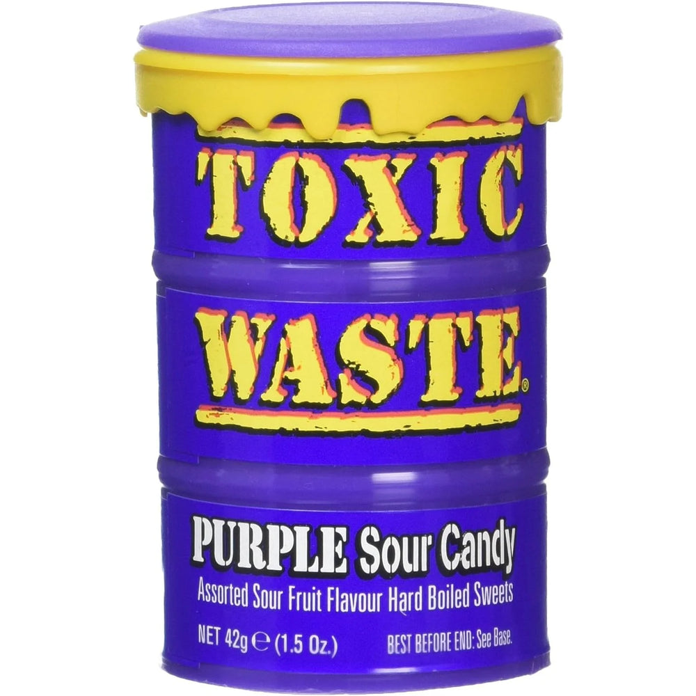 Toxic Waste Sour Candy Purple Drum 42g