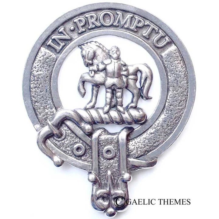 Scottish Clan Family Name Cap Badge   MacPherson - Young