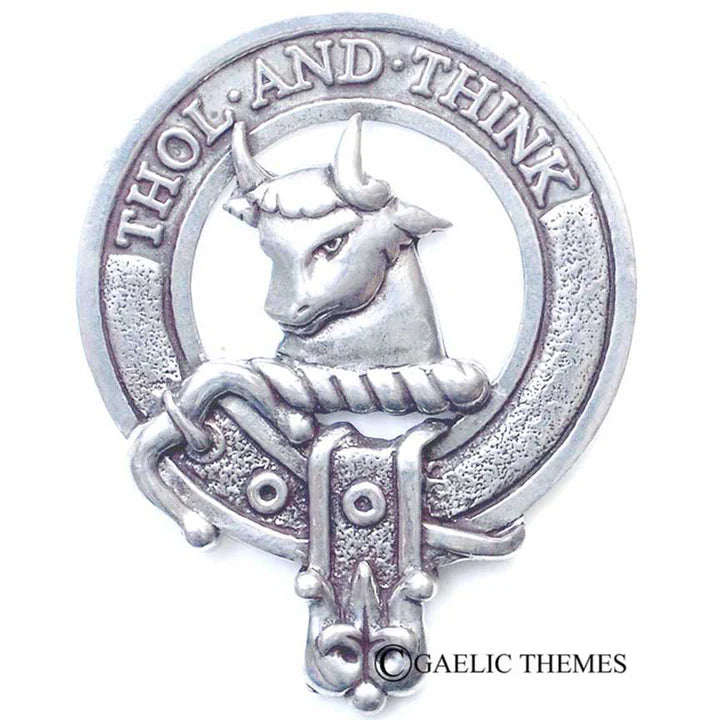 Scottish Clan Family Name Cap Badge   MacPherson - Young