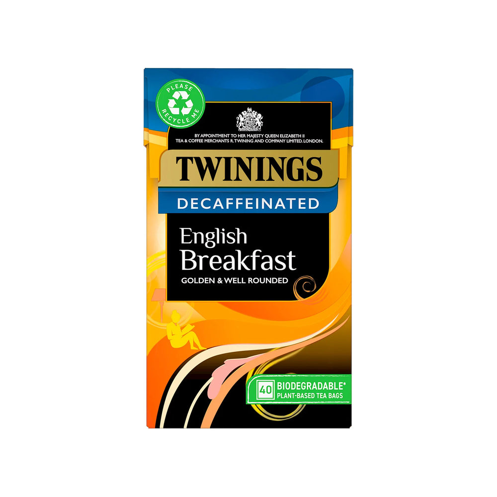 Twinings English Breakfast Decaf 40 Tea Bags