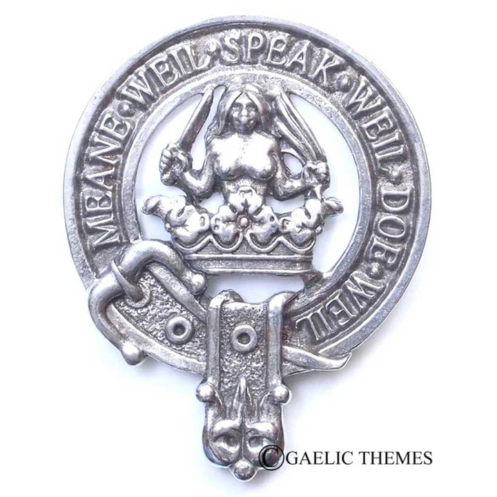 Scottish Clan Family Name Cap Badge   MacPherson - Young
