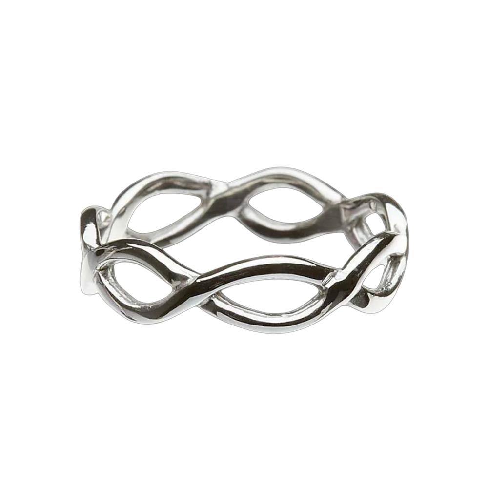 Ladies Celtic Infinity Wedding Ring