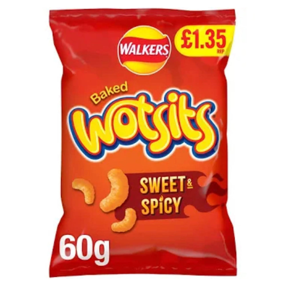 Walker's Baked Wotsits "Sweet & Spicy" Flamin Hot 60g