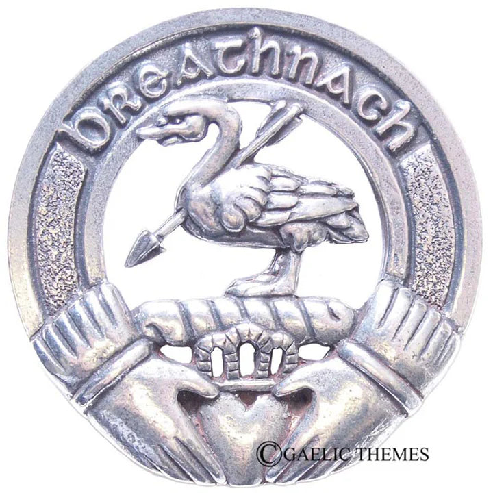 Irish Clan Family Name Cap Badge