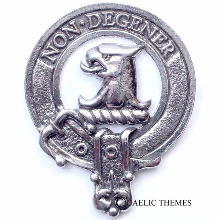 Scottish Clan Family Name Cap Badge   MacPherson - Young