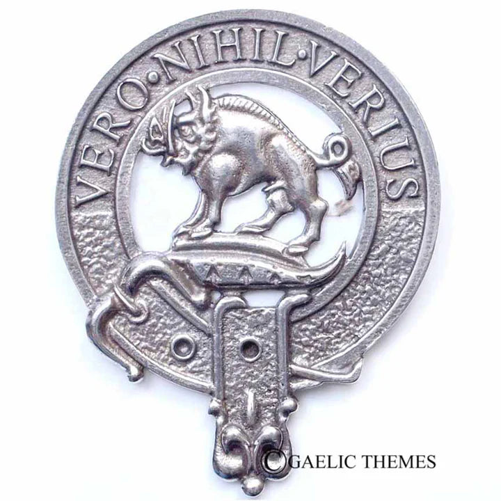 Scottish Clan Family Name Cap Badge   MacPherson - Young