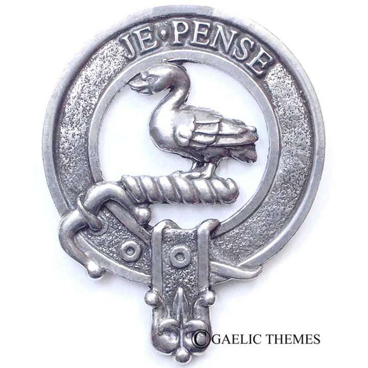 Scottish Clan Family Name Cap Badge   MacPherson - Young