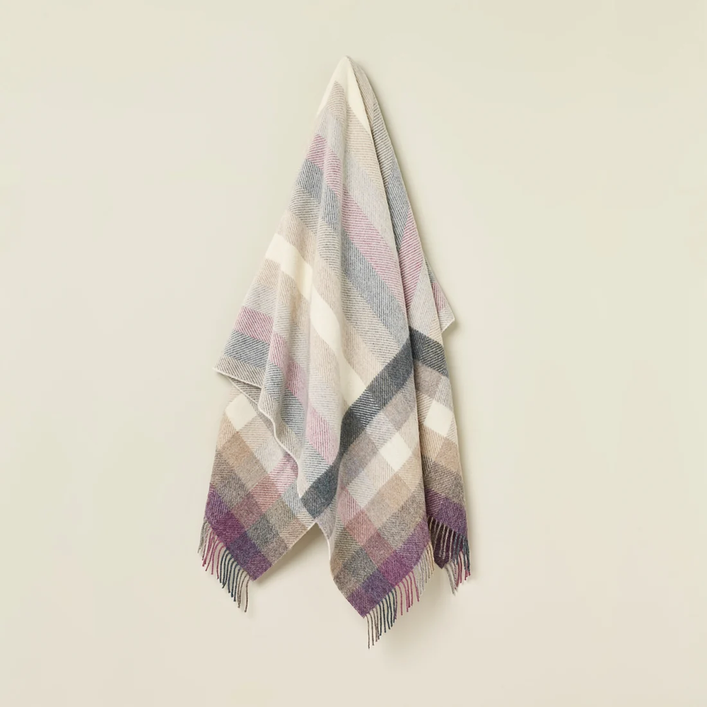 Woodale Design Pure Wool Throw - Heather
