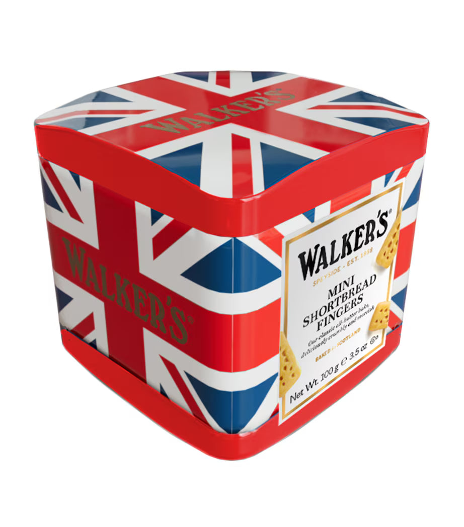 Walkers Mini Shortbread Fingers Union Jack Tin 100g