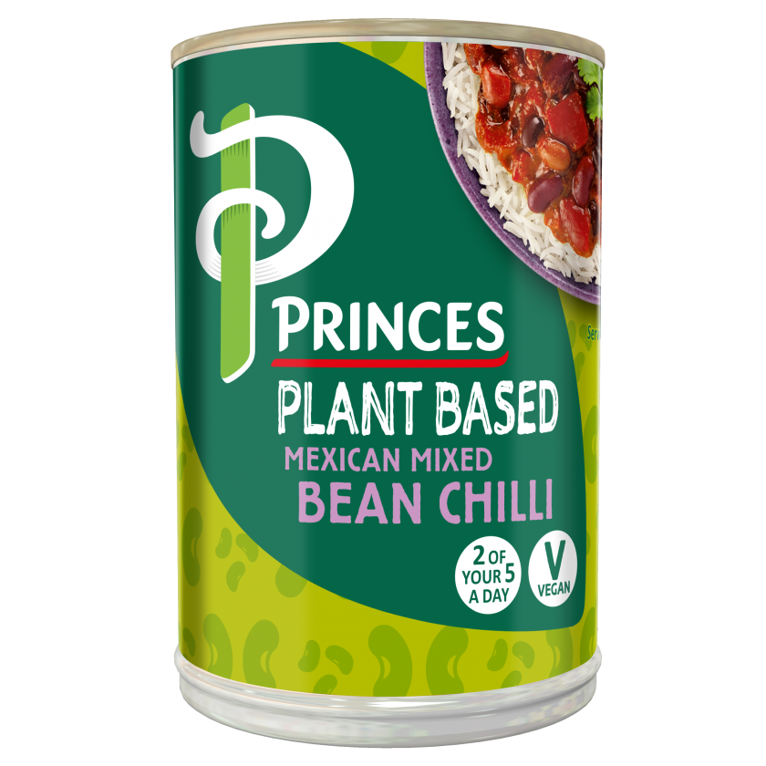 Princes Plant Based Mexican Mixed Bean Chilli