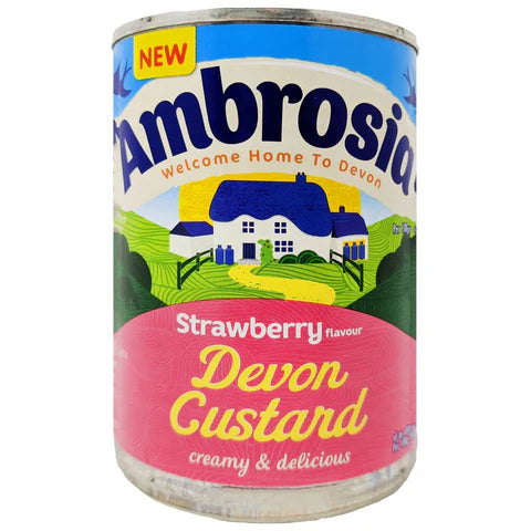 Ambrosia Strawberry Devon Custard 400g