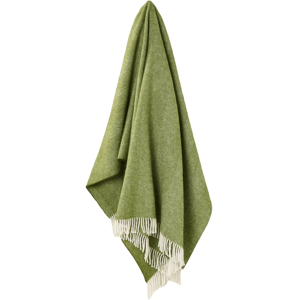 Herringbone Apple Wool Blanket