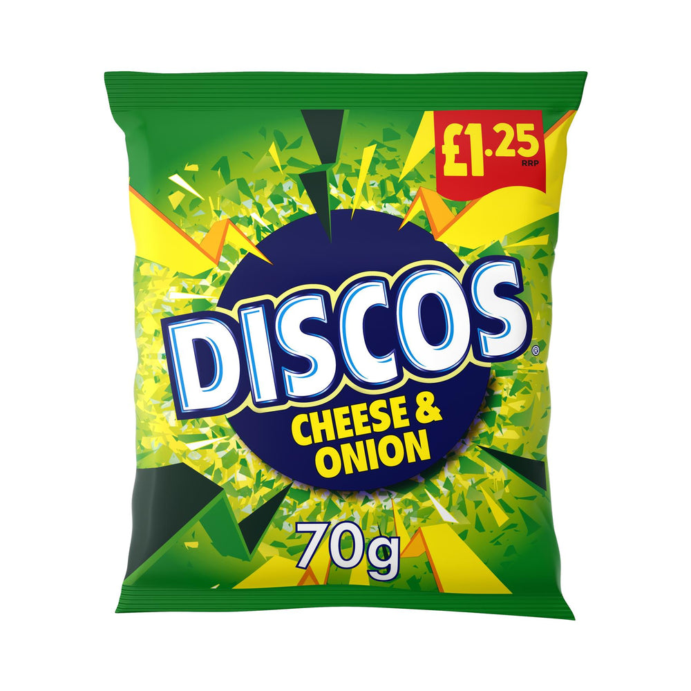 Discos Cheese and Onion Wheat Snack 70g