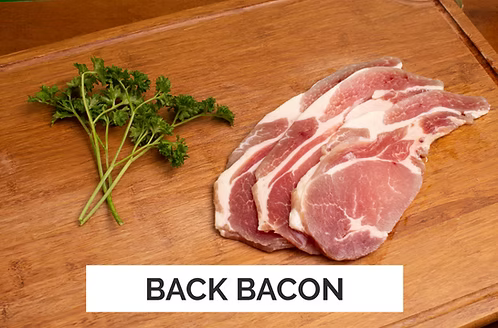 BG British Back Bacon 454g
