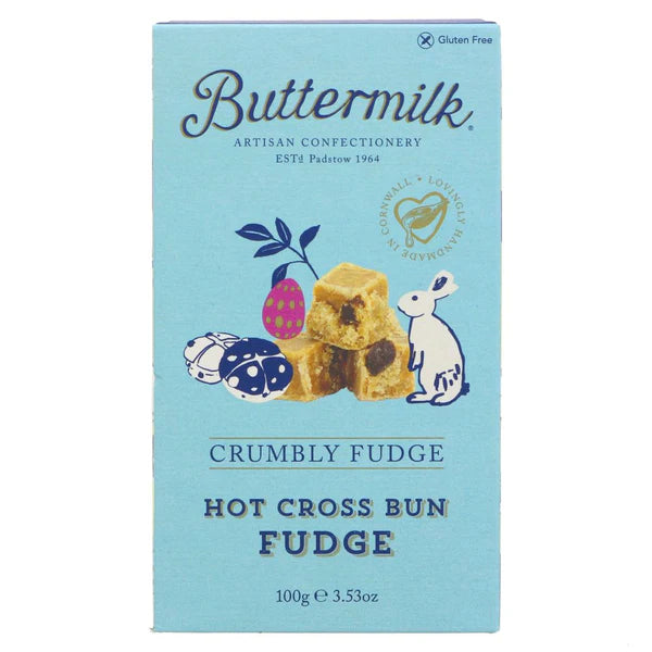 Buttermilk Hot Cross Bun Fudge 100g