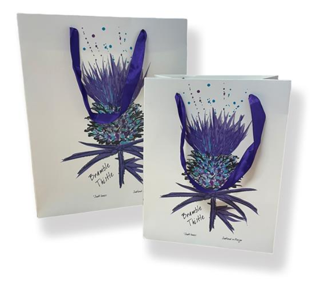 BRAMBLE THISTLE PAPER GIFT BAG Small
