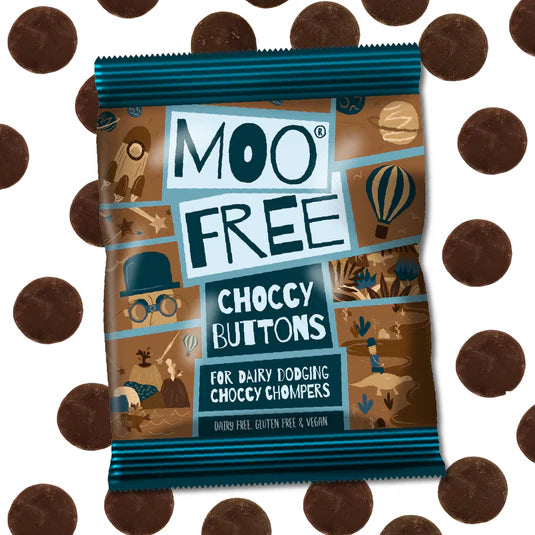 Moo Free Dairy Free Choccy Buttons 25g