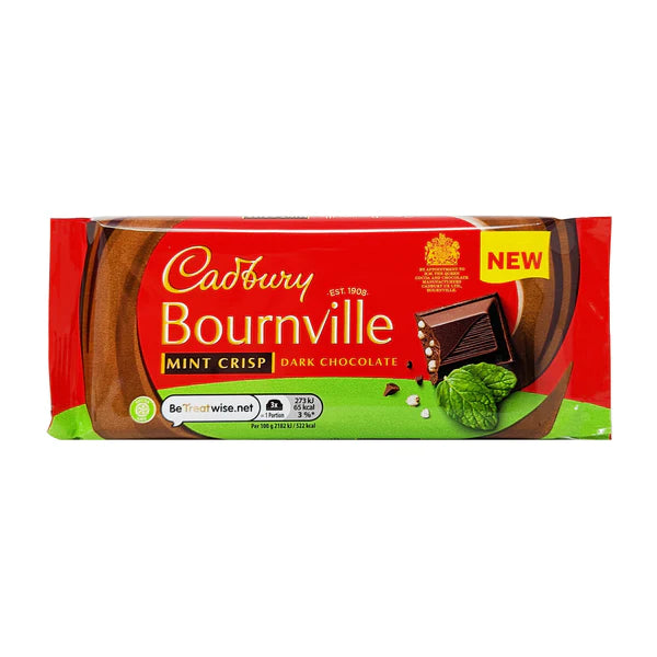 Cadbury Bournville Mint Crisp 100g