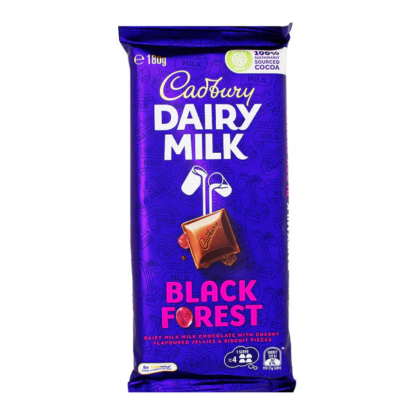 Cadbury Dairy Milk Black Forest 180g