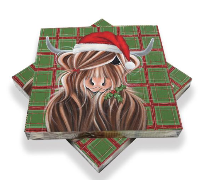 Christmas McMoo Paper Napkin (20)