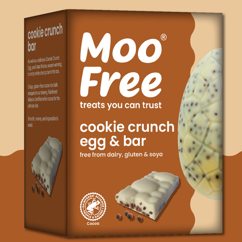 Moo Free Cookie Crunch Egg & Bar 135g
