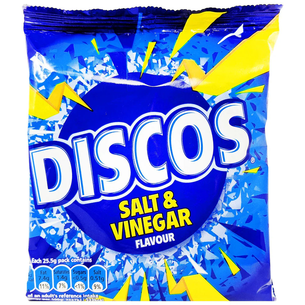 Discos Salt & Vinegar Wheat Snack 30g