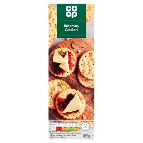 Co Op Rosemary Crackers 185g