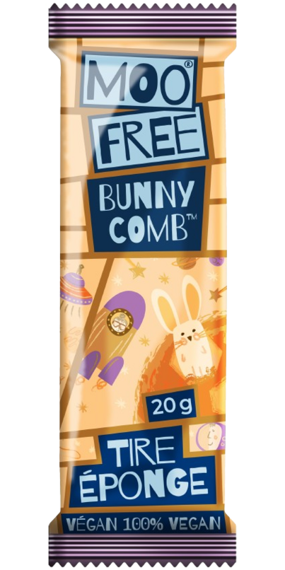 Moo Free Dairy Free Bunnycomb Bar 20g