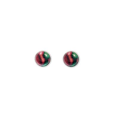 Heathergem Small Stud Silver Earrings
