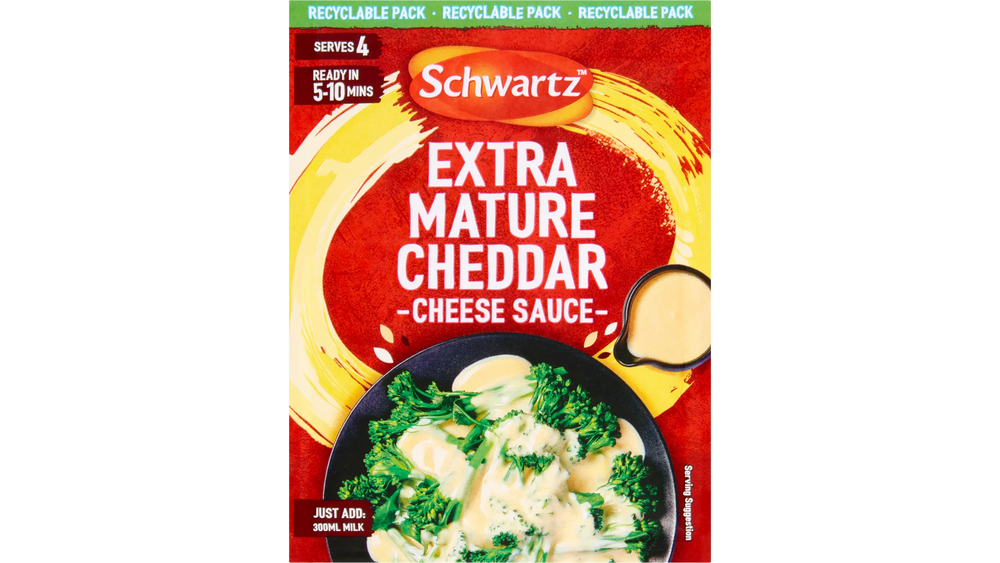 Schwartz Extra Mature Cheese Sauce Mix 30g