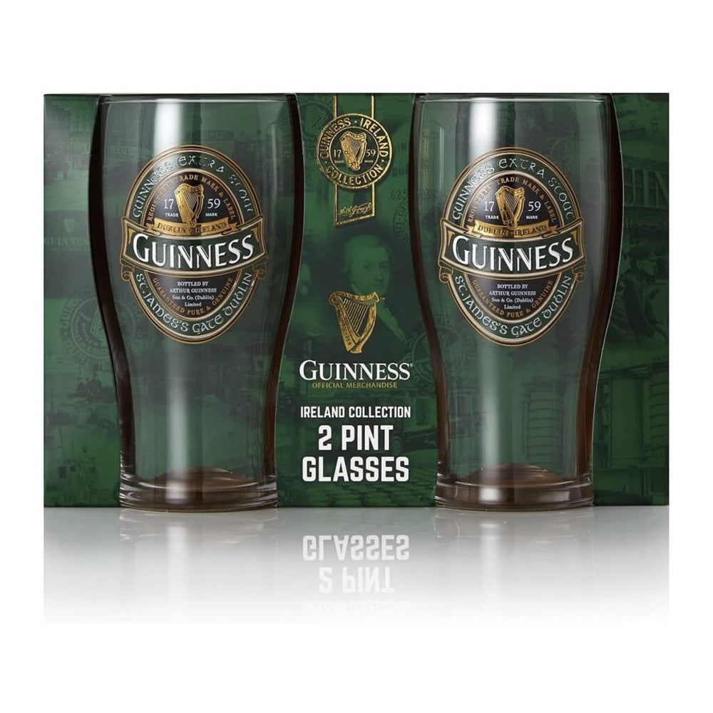 2 Pack Guinness Green Ireland Pint
