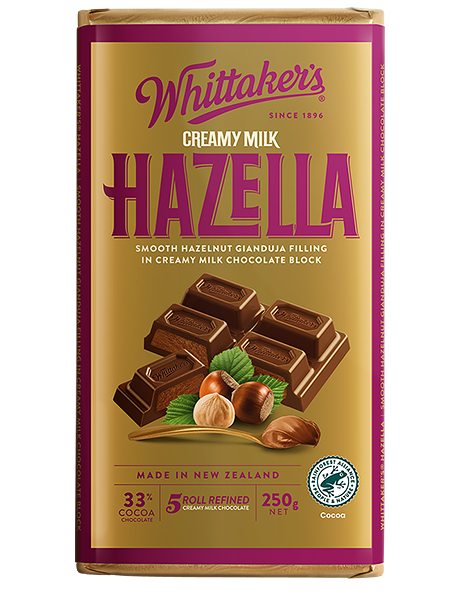 Whittaker's Creamy Milk Hazella 250g