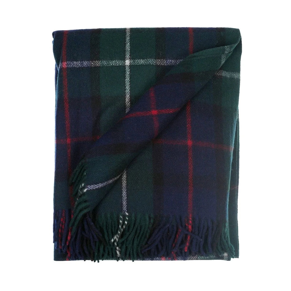 MacKenzie Highland Wool Blend Tartan Blanket
