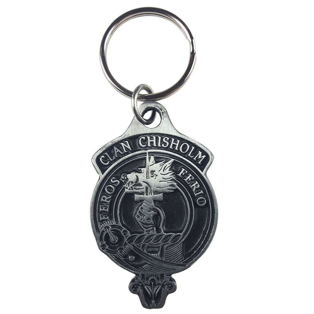 Scottish Clan Crest Pewter Key Chain