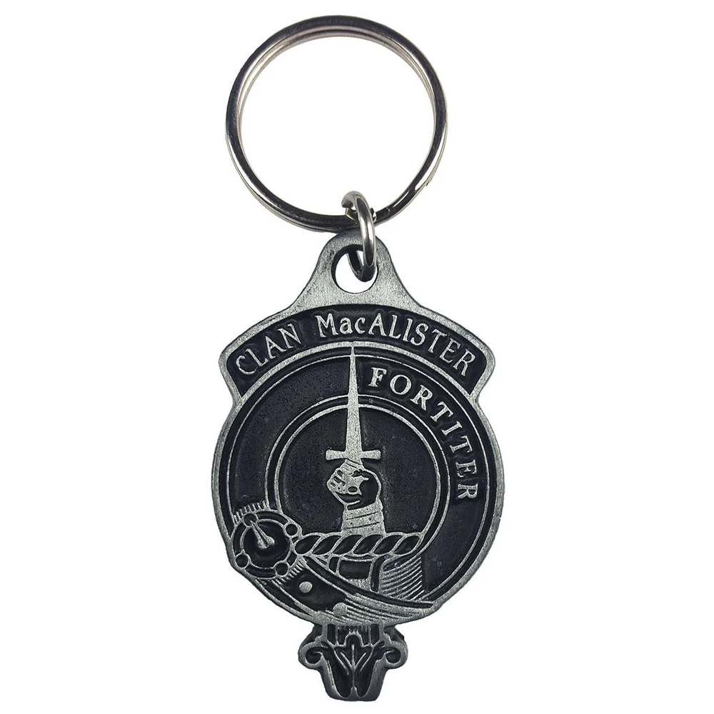 Scottish Clan Crest Pewter Key Chain