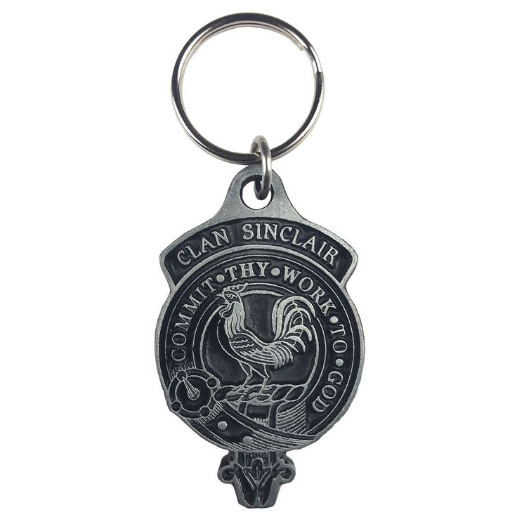 Scottish Clan Crest Pewter Key Chain