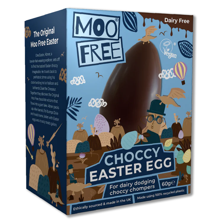 Moo Free Choccy Easter Egg 60g