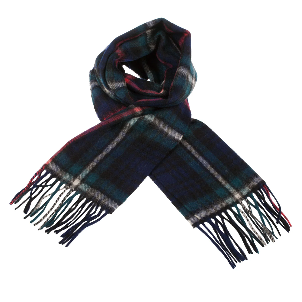 Lambswool Scottish Tartan Clan Scarf: MACDONNELL-MARSHALL