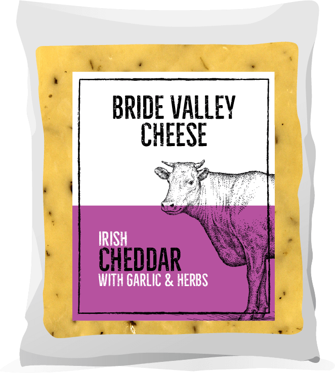 Traditional Irish Cheddar with Garlic & Herbs